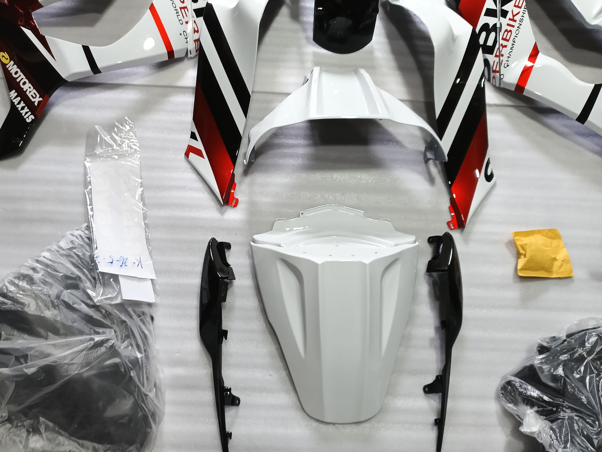 ---AU STOCKING---Pear White Red Fairing Kit For KAWASAKI ZX10R 2011 - 2015 With Cowl