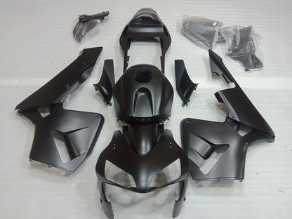 ---AU STOCKING--- Matt Black Fairing Kit Fit Honda CBR600RR 2003 2004