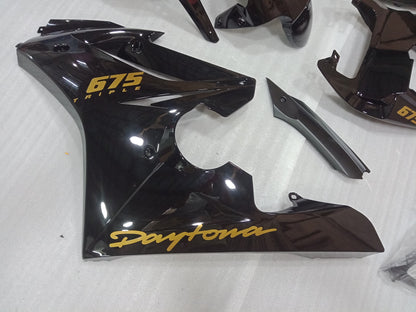 ---AU STOCKING--- TRIUMPH Daytona 675R 675 2009 - 2012 Black Fairing Kit