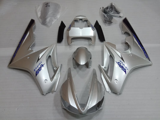 Triumph Daytona 675 Fairing Kit 2009-2012 Silver Blue