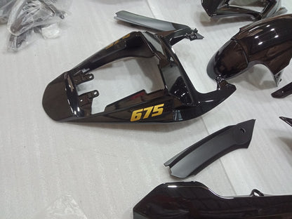 ---AU STOCKING--- TRIUMPH Daytona 675R 675 2009 - 2012 Black Fairing Kit