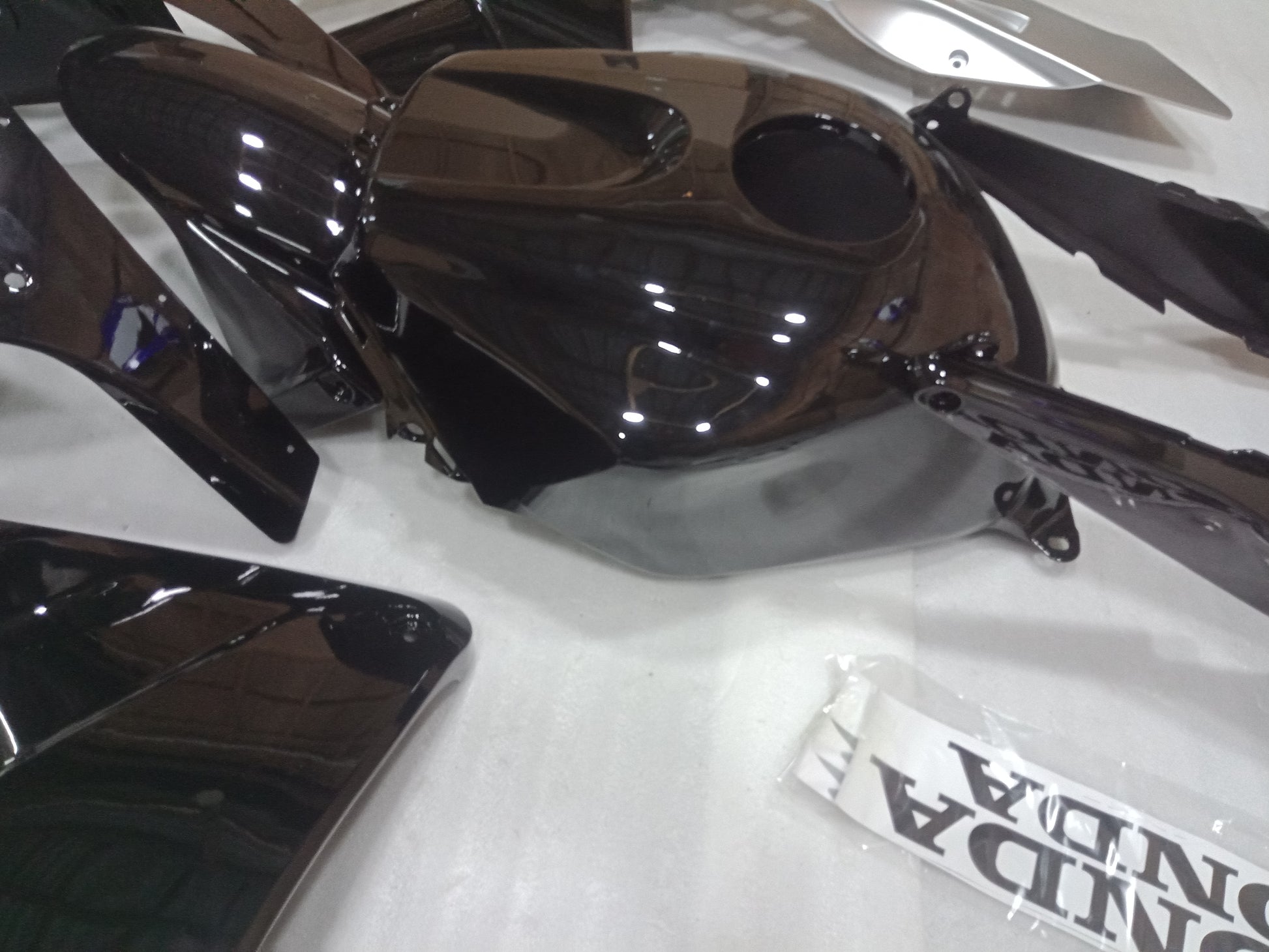 ---AU STOCKING--- Black Fairing Kit Fit Honda CBR600RR 2003 2004