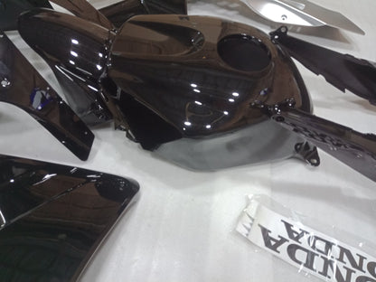 ---AU STOCKING--- Black Fairing Kit Fit Honda CBR600RR 2003 2004