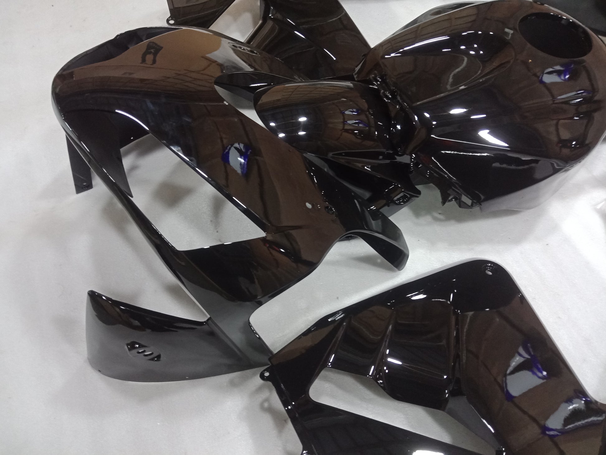 ---AU STOCKING--- Black Fairing Kit Fit Honda CBR600RR 2003 2004