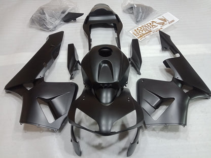 ---AU STOCKING--- Matt Black Fairing Kit Fit Honda CBR600RR 2003 2004