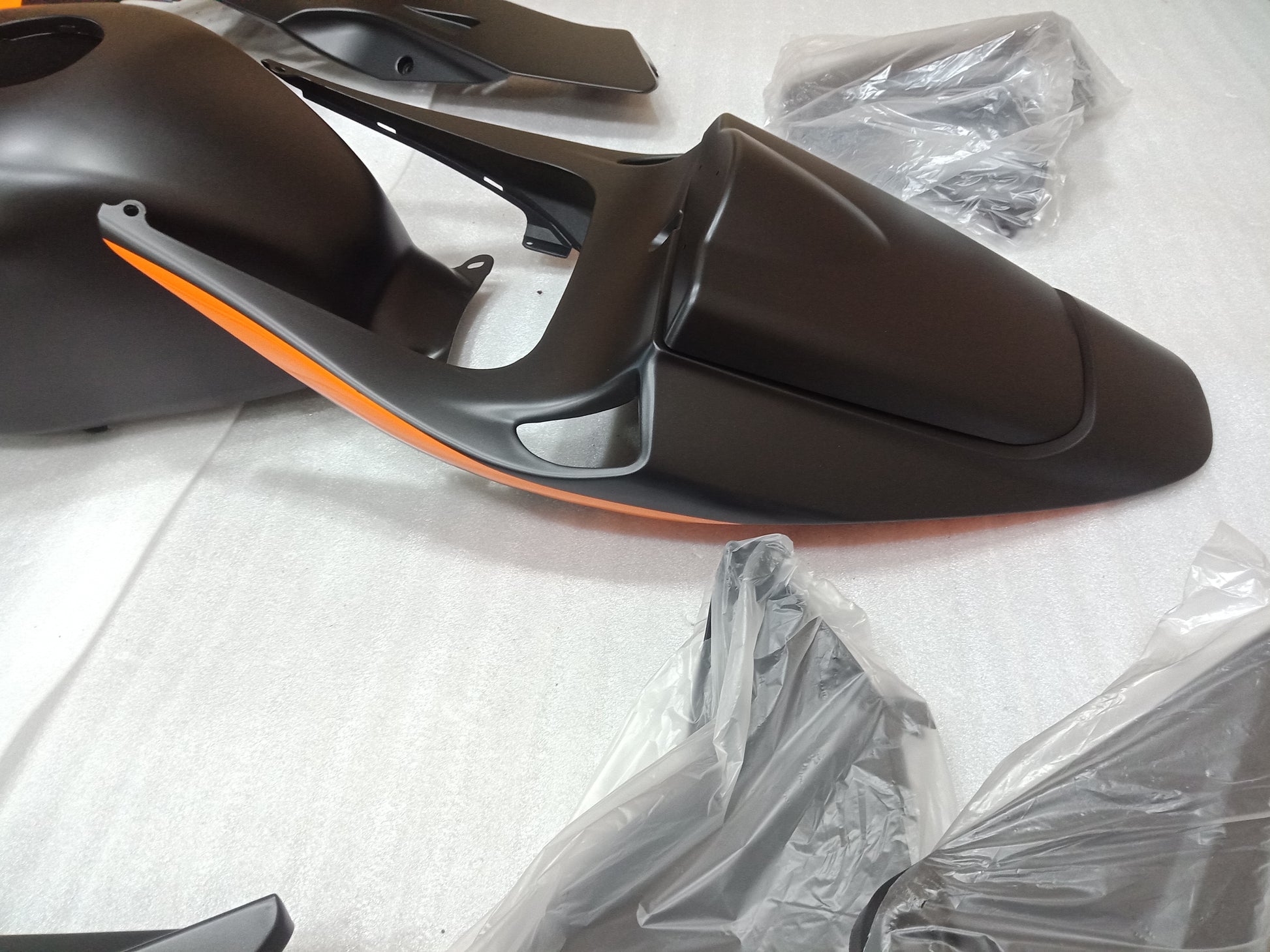 ---AU STOCKING--- Matt Black Yellow Fairing Kit Fit Honda CBR600RR 2005 2006