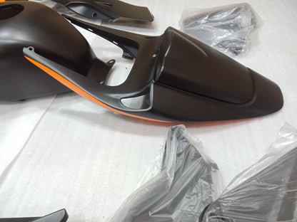 ---AU STOCKING--- Matt Black Yellow Fairing Kit Fit Honda CBR600RR 2005 2006