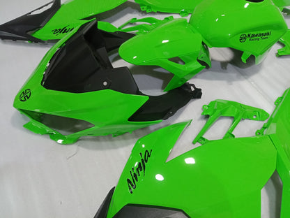 All Green Fairing For Kawasaki Ninja 400 Fairing 06
