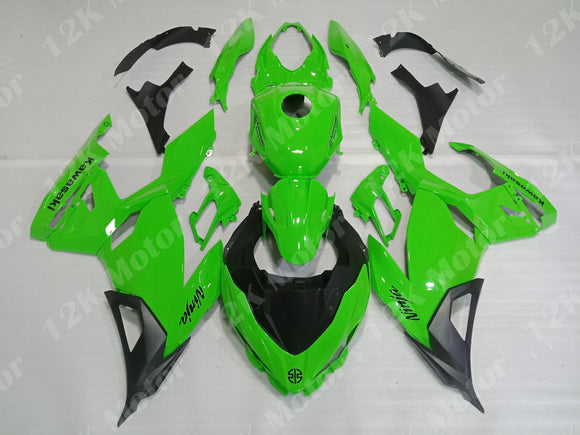 All Green Fairing For Kawasaki Ninja 400 Fairing 01