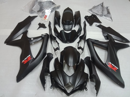 ---AU STOCKING---Fit Suzuki GSX-R 600 GSX-R 750 2008 2009 2010 Matt Black Fairing Kit