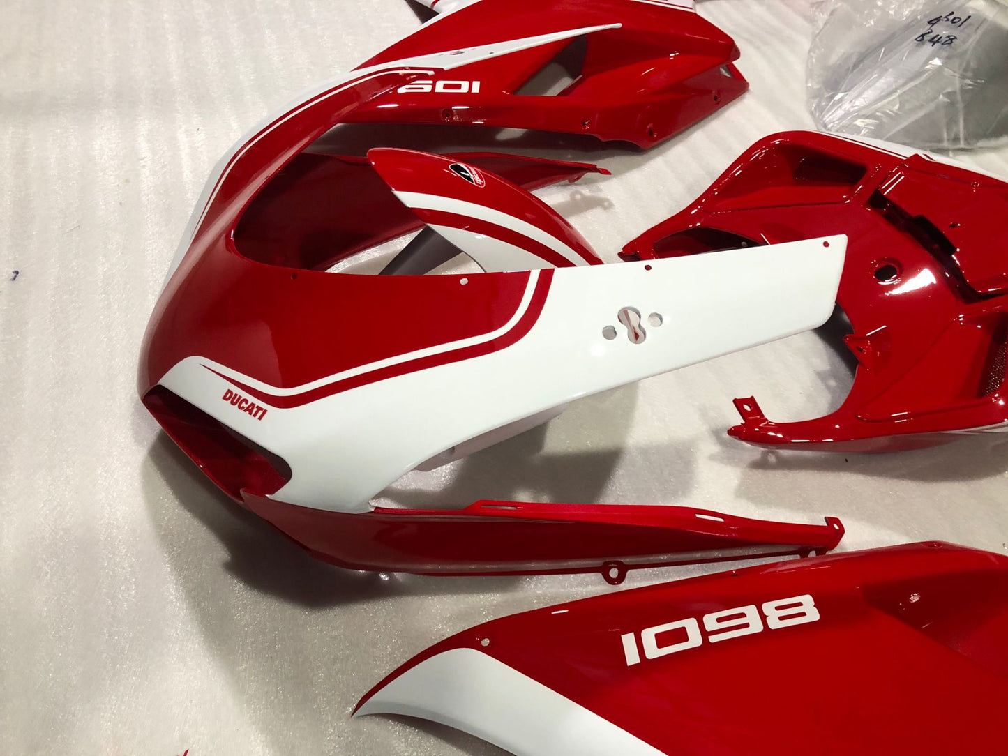 ---AU STOCKING--- Red Fairing Kit for Ducati 848 1098 1198