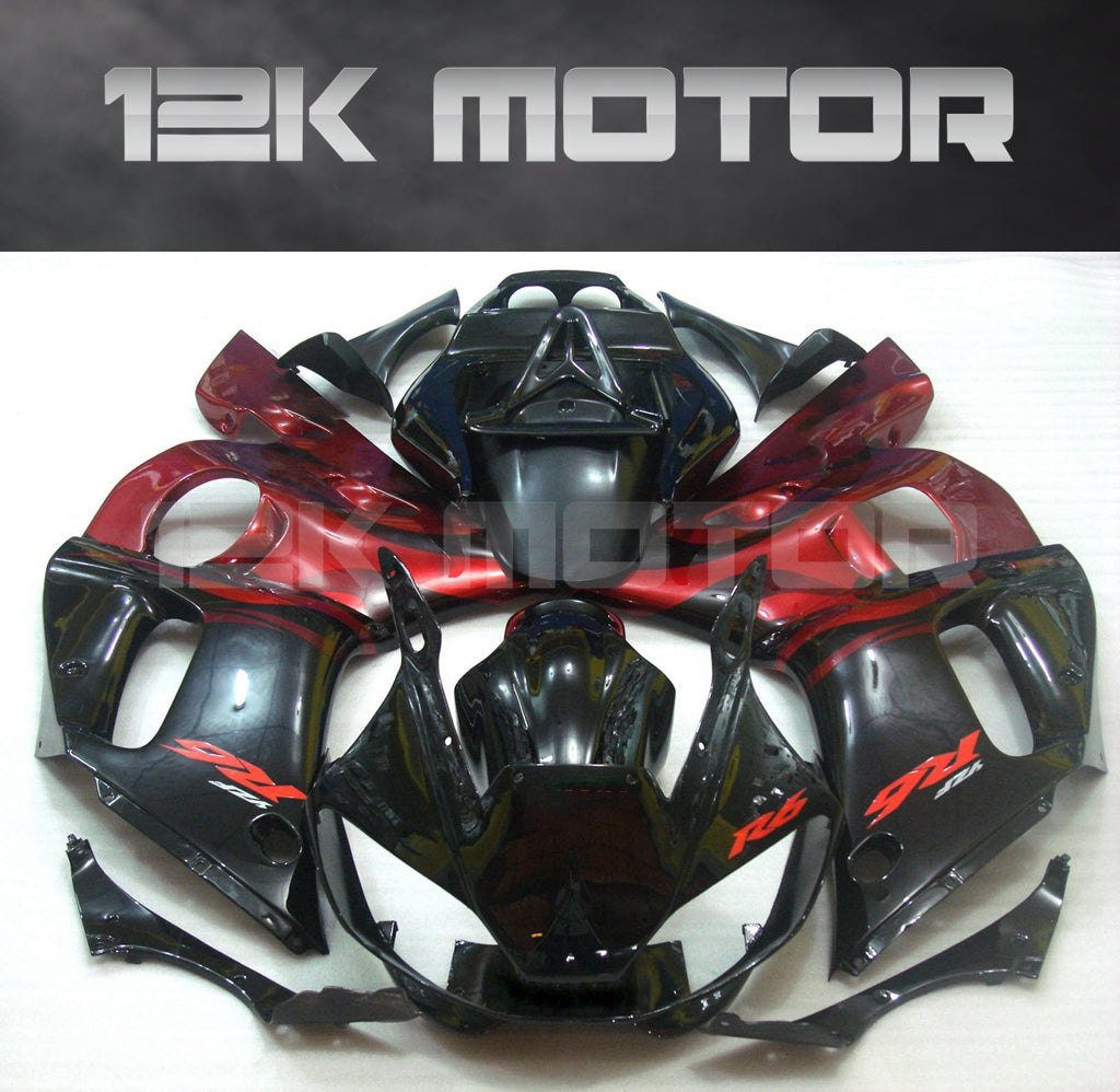 Black and red fairing Yamaha YZF R6 01