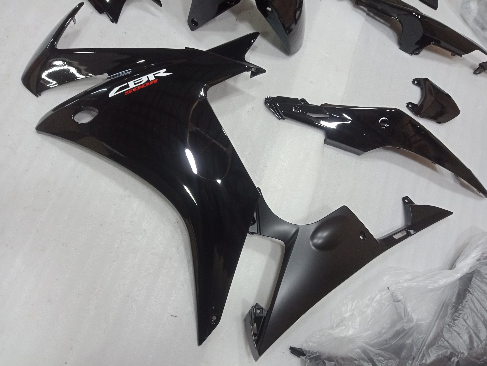 Black Fairing Kit For Honda CBR500 CBR500R 2013 2014 2015
