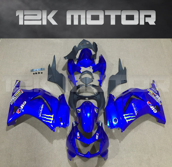 Blue Monster 2008 - 2012 Kawasaki Ninja 250 Fairing 01