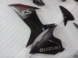 ---AU STOCKING---Fit Suzuki GSXR GSX-R 600 750 2011 - 2023 Black Silver Fairing Kit
