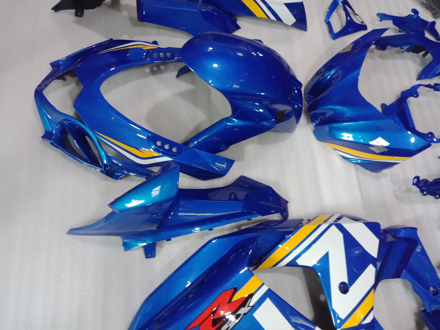 ---AU STOCKING---Fit Suzuki GSXR GSX-R 1000 2009 - 2016 Blue Design Fairing Kit