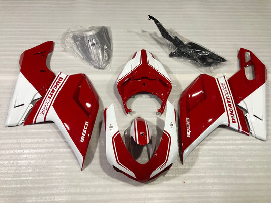 ---AU STOCKING--- Red Fairing Kit for Ducati 848 1098 1198