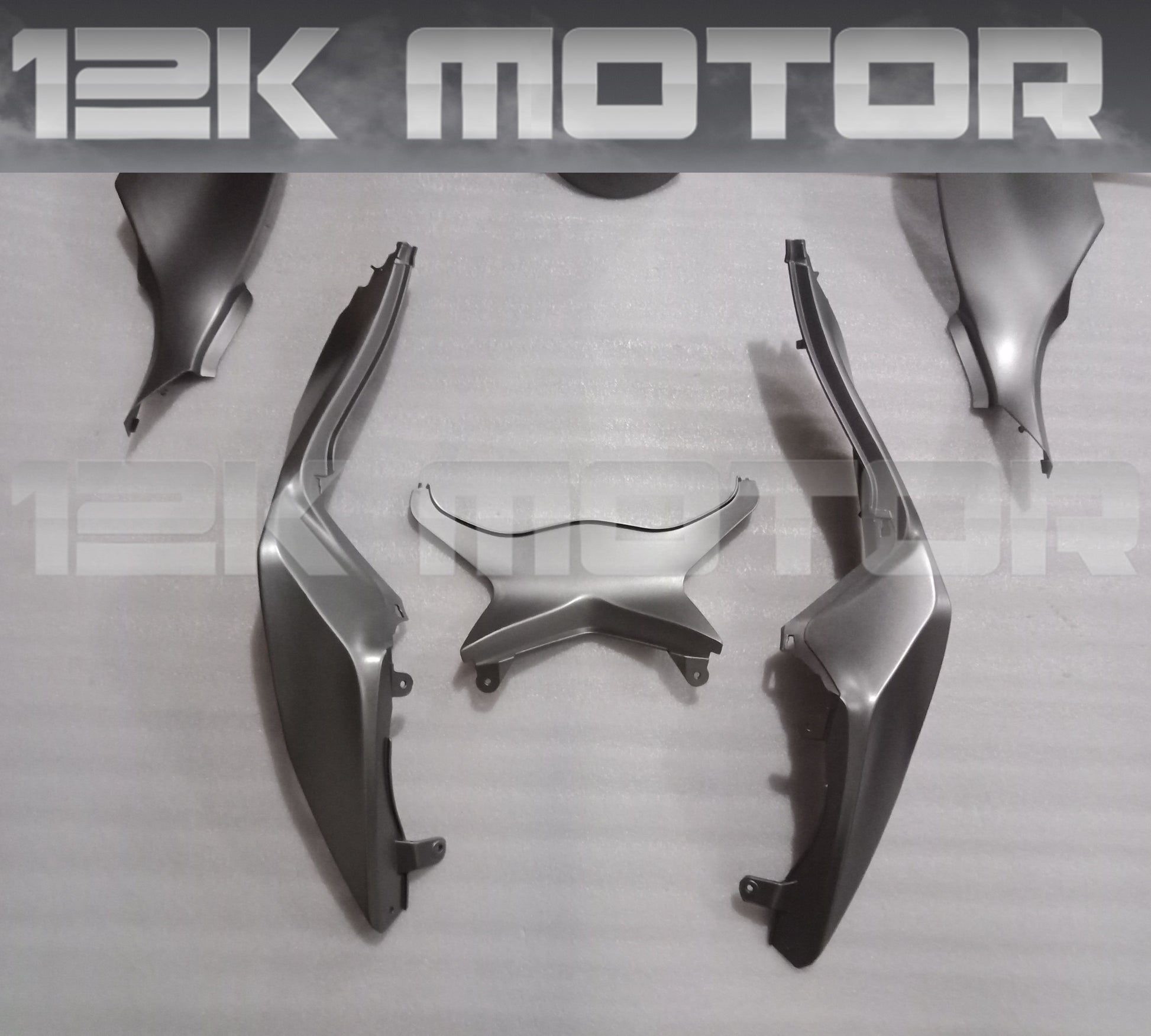 Dark Silver 2013 - 2018 Kawasaki ZX6R Fairing 01