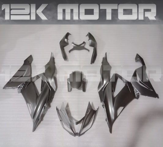 Dark Silver 2013 - 2018 Kawasaki ZX6R Fairing 05