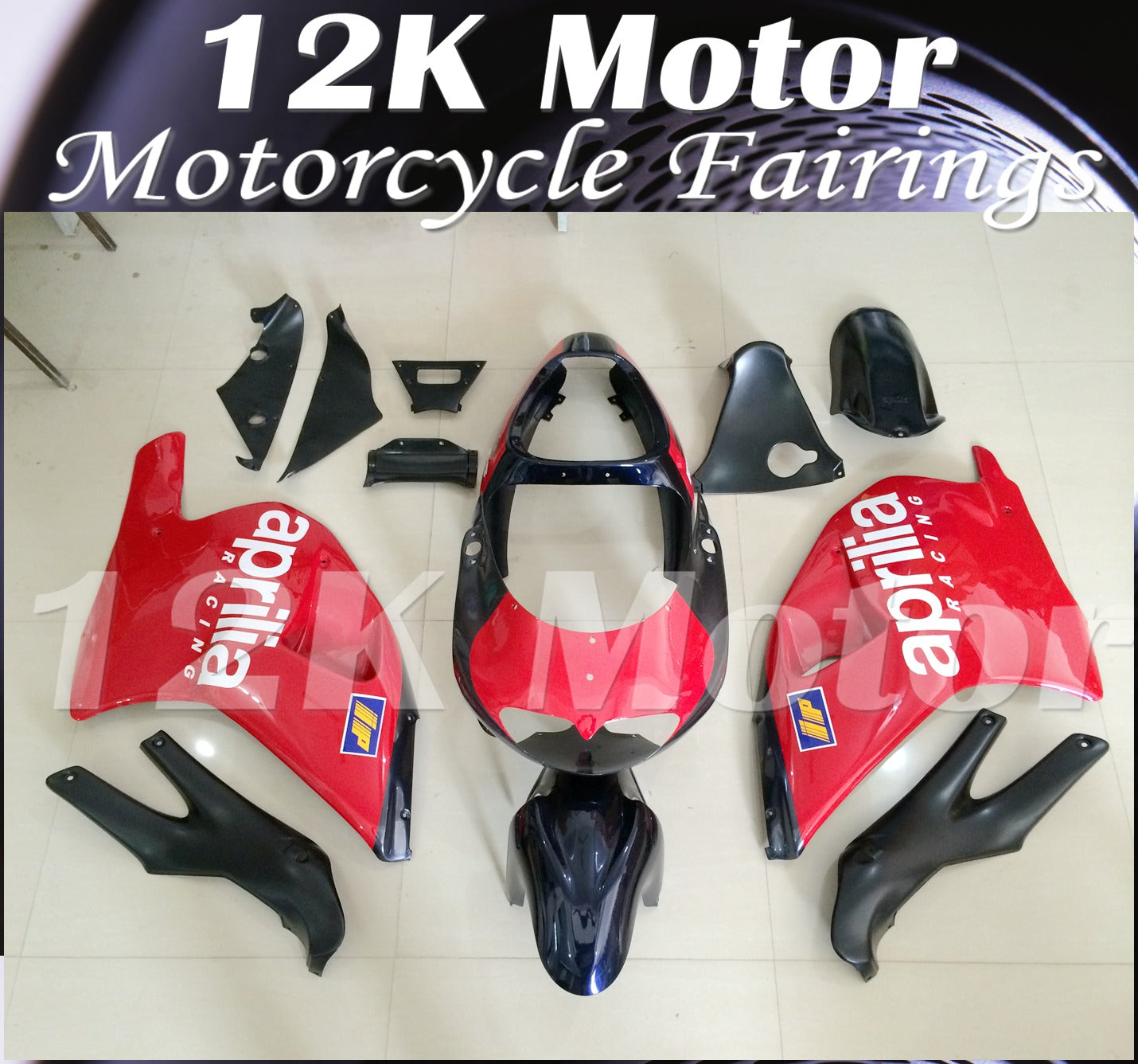 Aprilia RS250 1995 1996 1997 Red Balck Fairing Kit