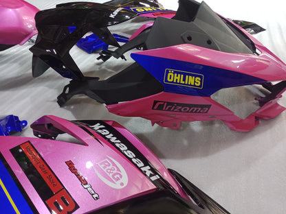 Hot Pink Fairing Design For Kawasaki Ninja 400 Fairing 09