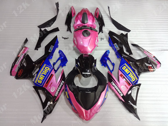 Hot Pink Fairing Design For Kawasaki Ninja 400 Fairing 01