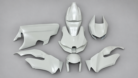 Unpainted KAWASAKI ZX10R 2021-2025 Fiberglass Race Fairing