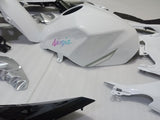 KAWASAKI Ninja 400 NINJA400 2023 Pearl Blizzard White Fairing Kit