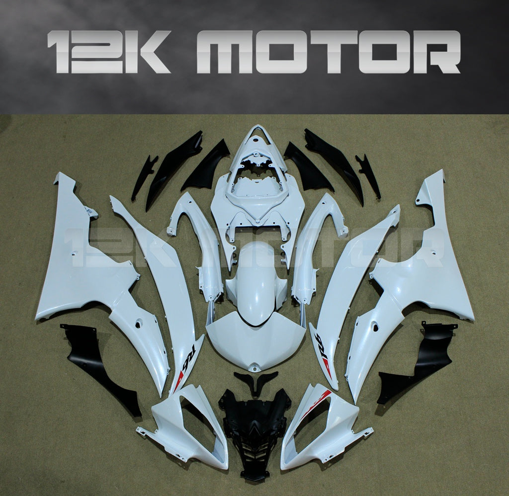 Plain white fairing kit 2008 - 2016