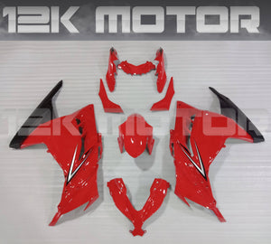 Red Black Kawasaki Ninja 300 Fairing 01