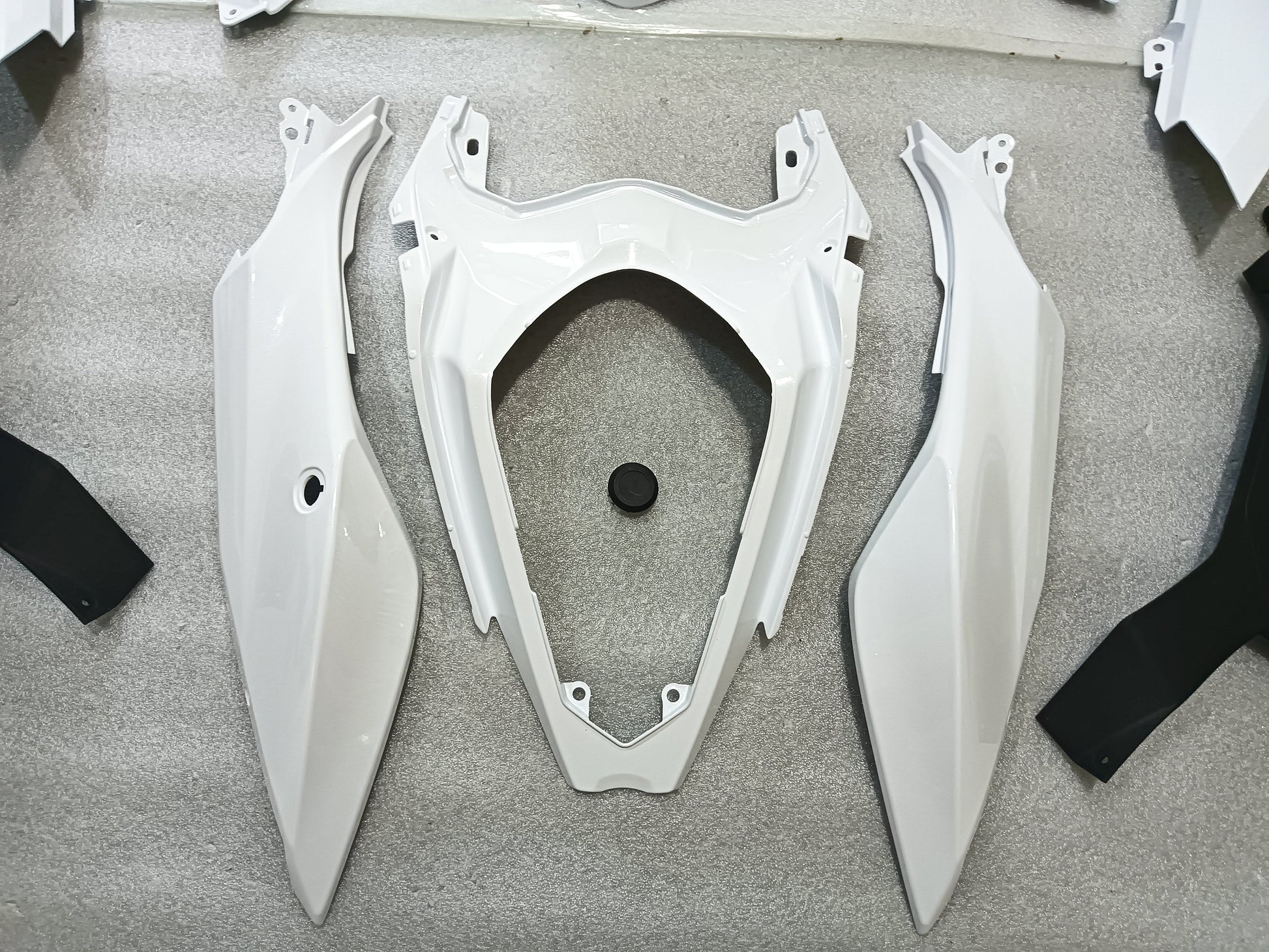 White Fairing Kit For Kawasaki Ninja 400 Fairing 02