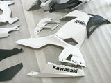 White Fairing Kit For Kawasaki Ninja 400 Fairing 04