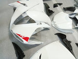 white Yamaha R1 race fairing 02