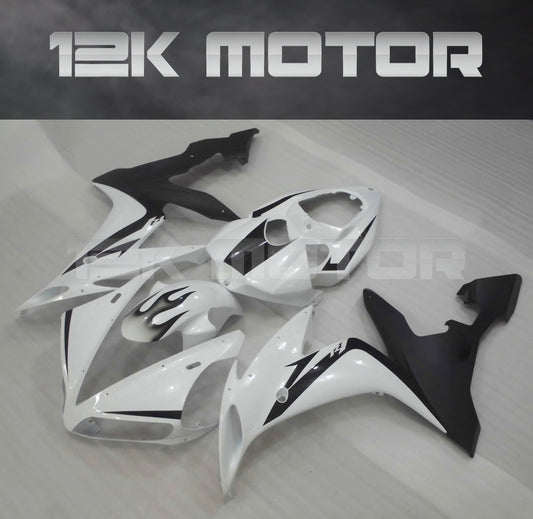 White Black Fairing Yamaha YZF R1 Fairing