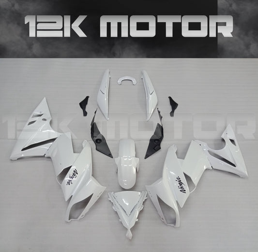 White Color Fairing Kit Kawasaki Ninja 650R Fairing 01