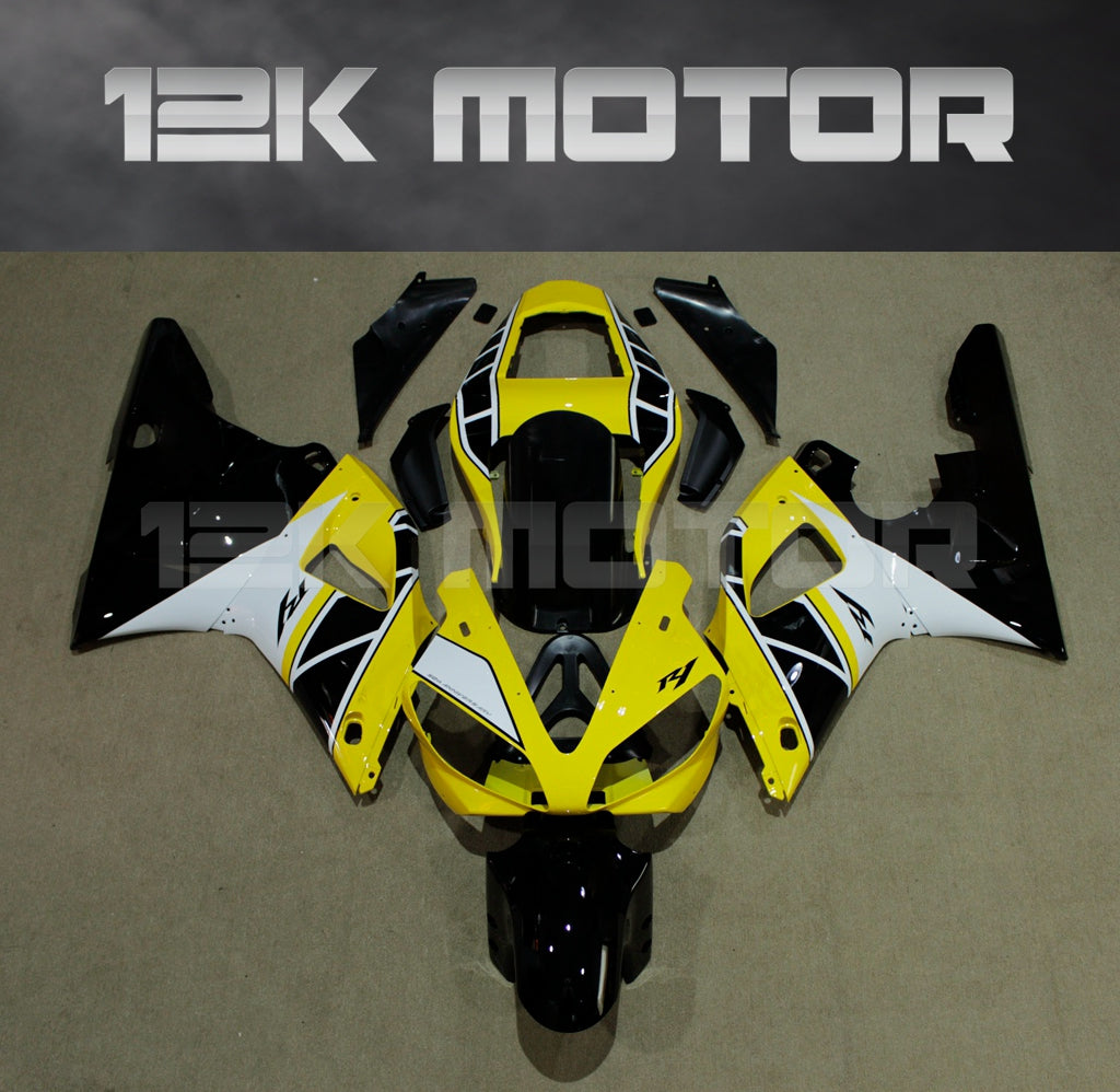 Yellow Yamaha YZF R1 Fairing 01
