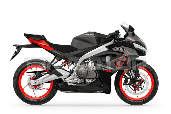 Aprilia RS 457 Black Grey Fairing Kit