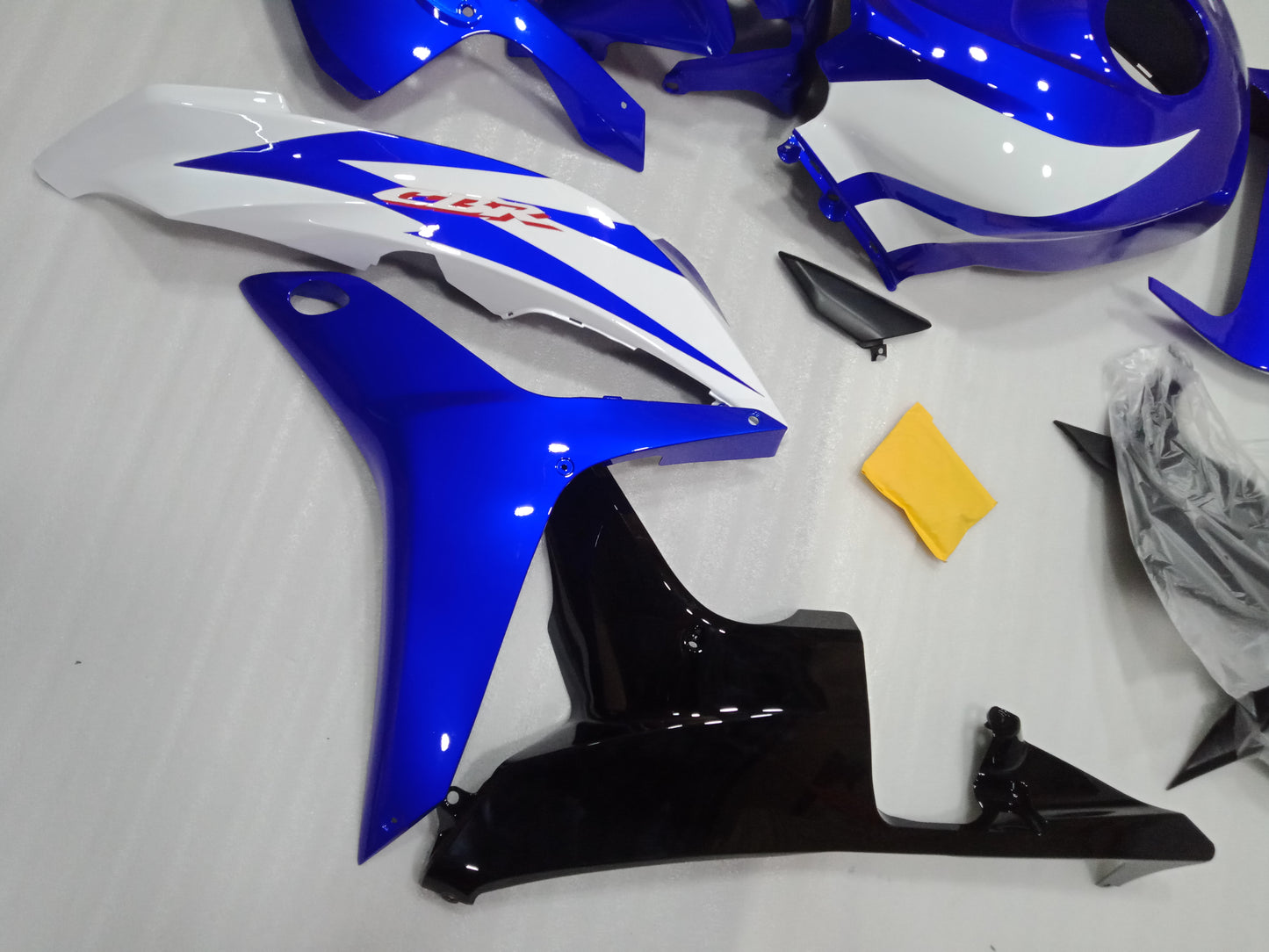 ---AU STOCKING---Blue White Fairing Kit For Honda CBR600RR 2007 2008