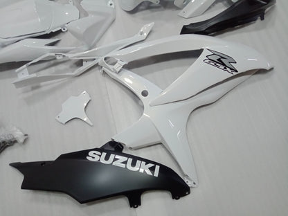 ---AU STOCKING---Fit Suzuki GSX-R 600 GSX-R 750 2008 2009 2010 Pearl White Fairing Kit