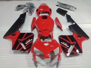 ---AU STOCKING--- Red Black Fairing Kit Fit Honda CBR600RR 2005 2006