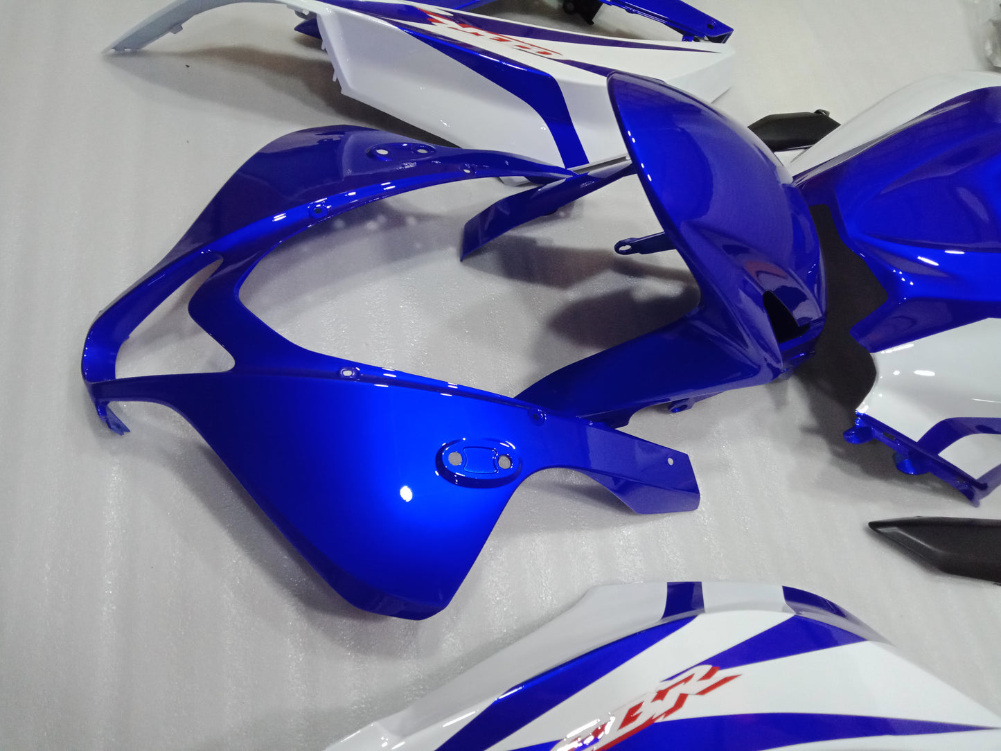 ---AU STOCKING---Blue White Fairing Kit For Honda CBR600RR 2007 2008