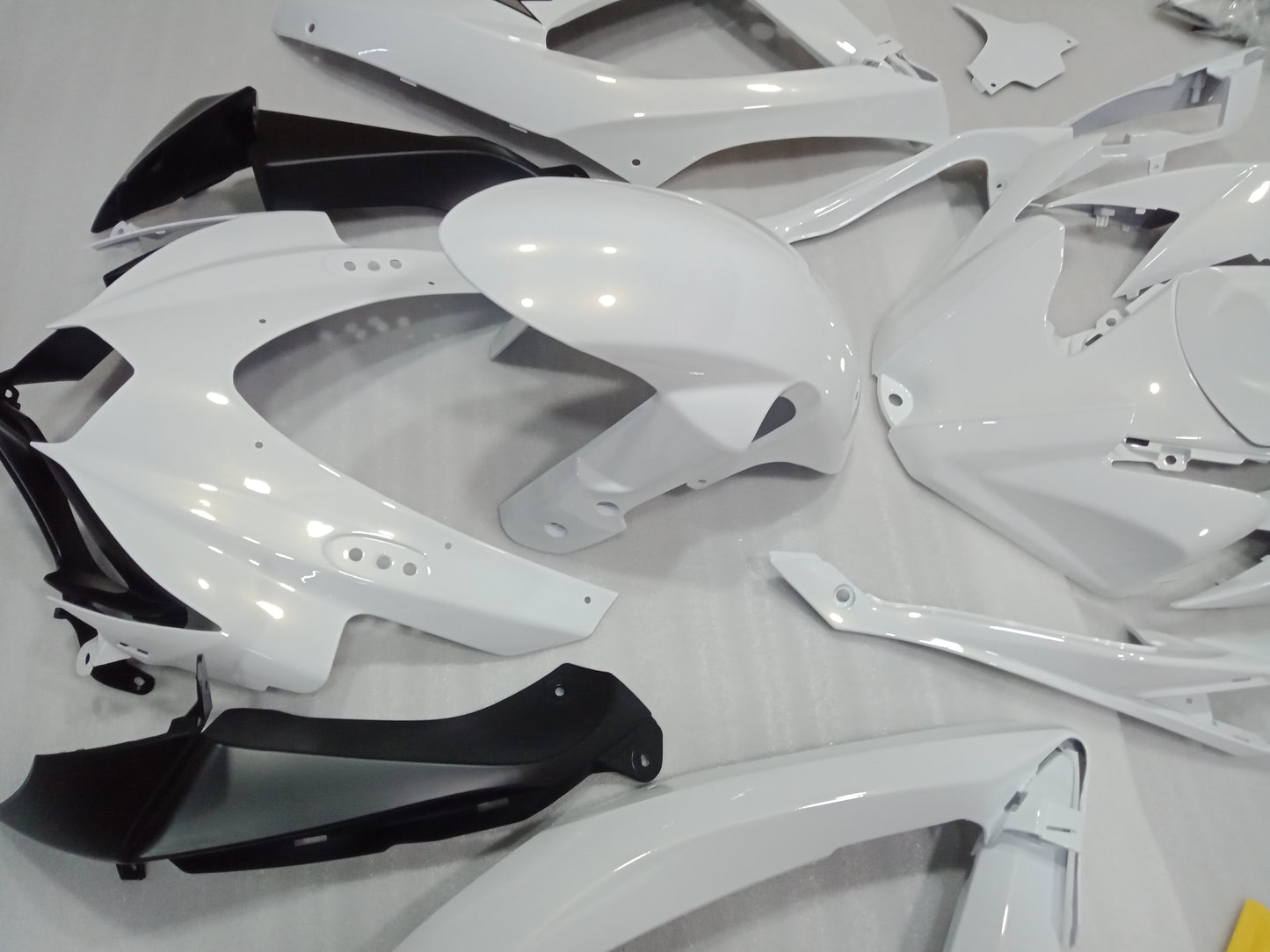 ---AU STOCKING---Fit Suzuki GSX-R 600 GSX-R 750 2008 2009 2010 Pearl White Fairing Kit