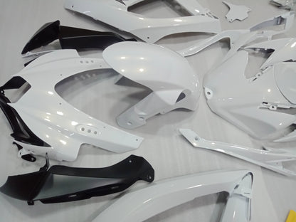 ---AU STOCKING---Fit Suzuki GSX-R 600 GSX-R 750 2008 2009 2010 Pearl White Fairing Kit