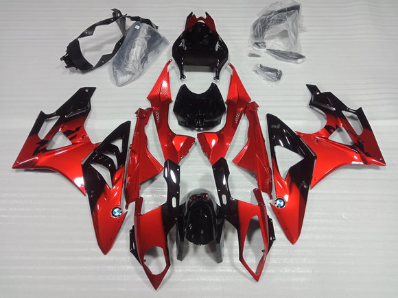 ---AU STOCKING---Candy Red Fairing Kit for BMW S1000RR 2009-2014