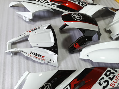 ---AU STOCKING---Pear White Red Fairing Kit For KAWASAKI ZX10R 2011 - 2015 With Cowl
