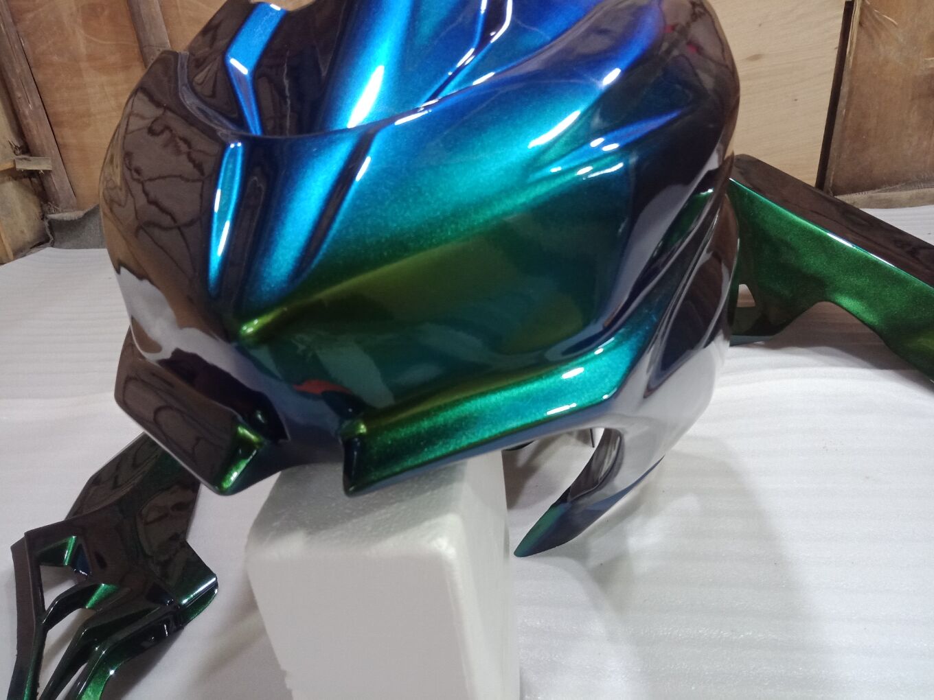 KAWASAKI NINJA 400 Fiberglass Race Track Fairing Chameleon Design