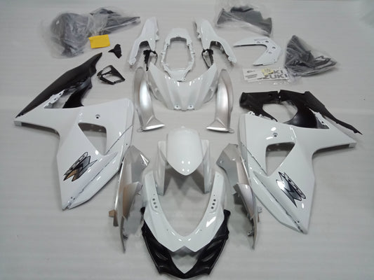 ---AU STOCKING---Factory White Silver Fairing Kit For Suzuki GSXR1000 2009 - 2016