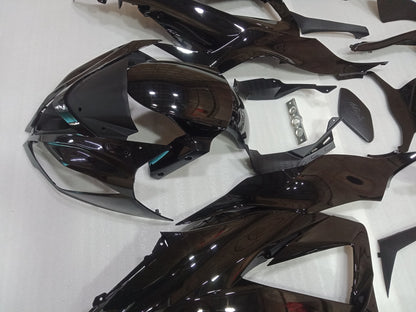 ---AUSTOCKING---Kawasaki ZX-6R 2013 - 2018 Gloss Black Fairing Kit With Cowl