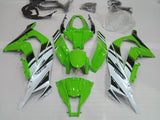 ---AU STOCKING---Green White Fairing Kit For KAWASAKI ZX10R 2011 - 2015