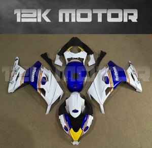 Rothman Blue White Fairing Kit For Kawasaki Ninja 300 Fairings 2013 2014 2015 2016 2017 Aftermarket